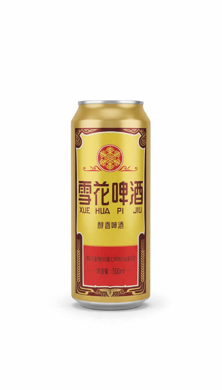 【缶ビール】雪花ビール 500ml（缶）