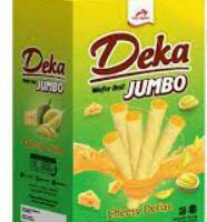 Deka ドリアン味ウエハース 14g×20 - Deka Wafer Roll Durian / Deka Wafer Roll Jumbo Cheesy Durian 14gx20（12×2cs）