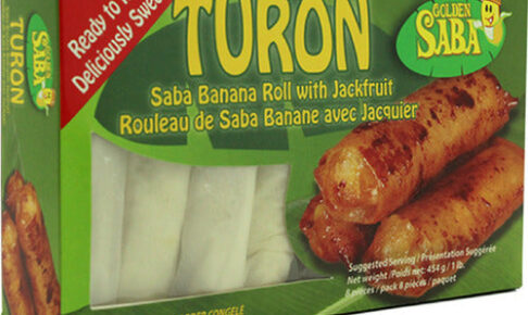 フィリピンの定番おやつ トゥロン 冷凍 ジャックフルーツ入りバナナロール TURON Saba Banana Roll with Jackfruit 455g