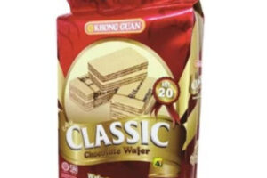 Khong Guan クラシック チョコウェハース 350g - 甘くクリーミーなサクサク食感 / Khong Guan Classic Chocolate Wafer 350g（12×2cs）