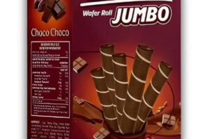 Deka チョコウェハース 14g×10 - チョコぎっしりロール！ / Deka Wafer Roll Jumbo Choco Choco 14g×10