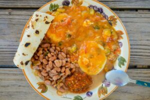 メキシコ料理のプレート