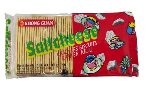 Khong Guan ソルトチーズ 200g - 濃厚チーズが広がる絶品ビスケット / Khong Guan Saltcheese Keju 200g